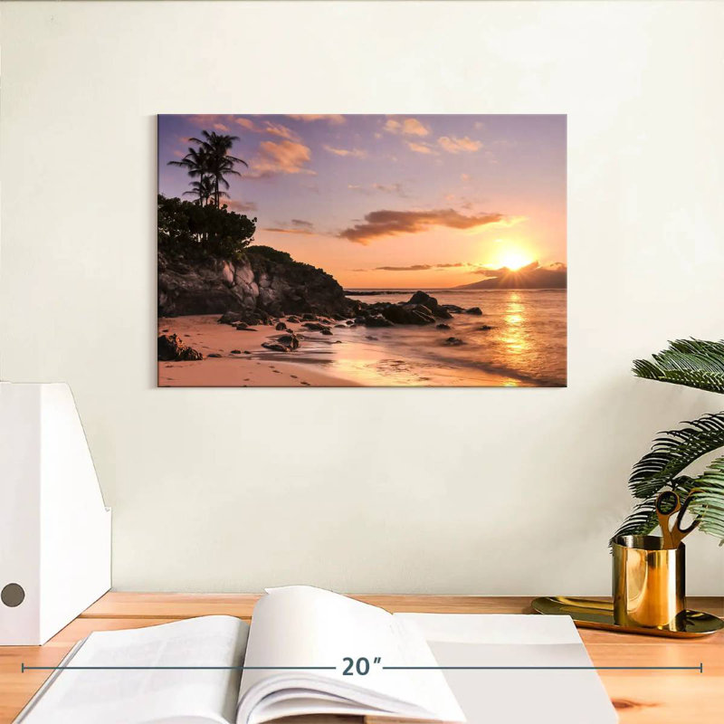 Gillard Kapalua Gillard coucher de soleil, H 8 po x l 12 po