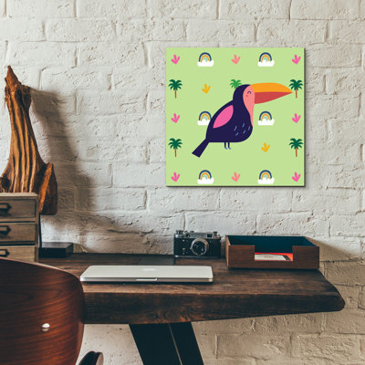 «Cute Tucan», art mural en verre acrylique