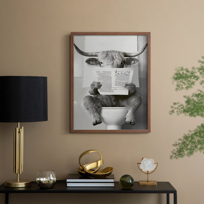 Reproduction encadrée, animalier, prêt à accrocher