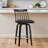 26" Swivel Upholstered Counter Height Bar Stools-231509943