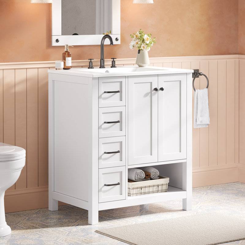 Bathroom Vanity Top, White
