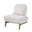 Chaise d'appoint rembourrée sans accoudoirs Hamilton-130619991-130619992