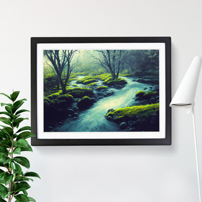 Forest Stream View Vol.5 - Single Picture Frame Painting