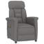 vidaXL Massage Chair Dark grey 70.5 x 96.5 x 95 cm Polyester-305202468