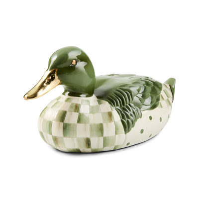 Courtly Check Mallard Duck Figurine