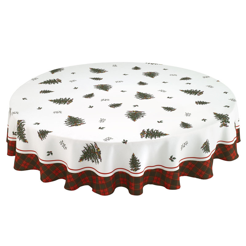 Arbre de Noël Nappe rond floral