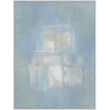 Blue Abstract' Framed Print on Canvas