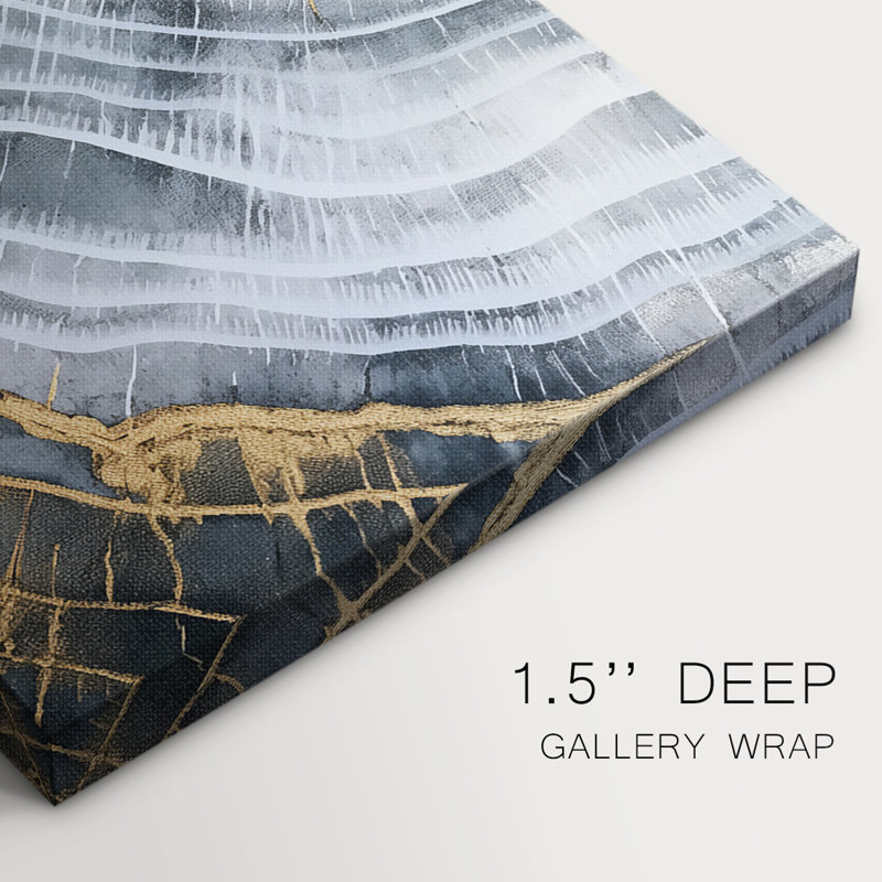 Toile tendue avec châssis abstrait Series # # XXI-Abstract, H 12 po x l 30 po