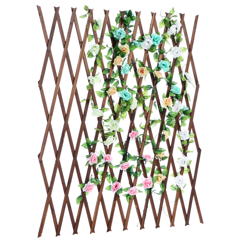 Treillis de jardin à largeur réglable