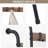 Five - Layer Iron - Wood Ladder Rack