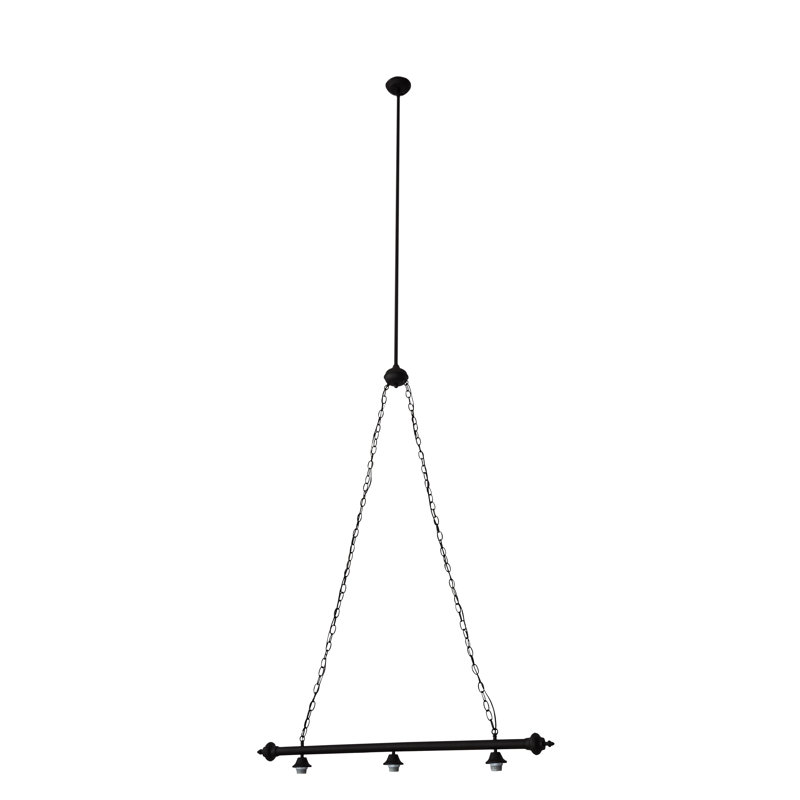 47" Long Nuevo Mission 3 Light Island Pendant