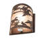 1 - Light Flush Mounted Sconce