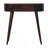 Solid Wood Honey Caramel Rounded Small Console Table