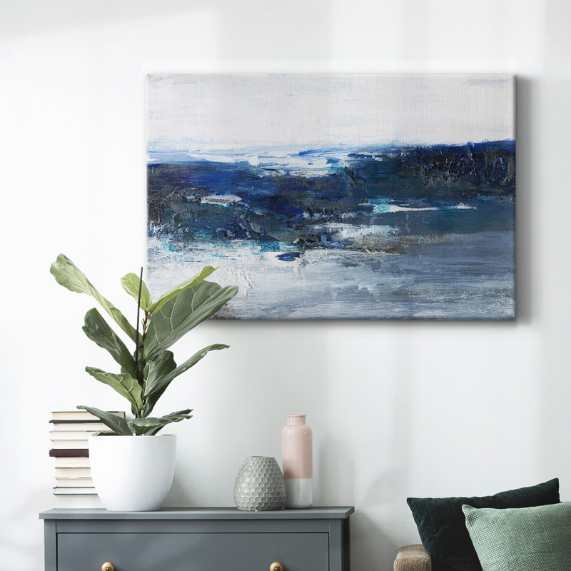 Mysterious Sea II-Gallery Wrapped Canvas, 12" H x 18" W