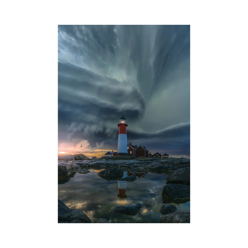 Rocky Light 1 Piece Wrapped Canvas Wall Art, 20.32 cm H x 30.48 cm W