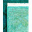 Tapis bleu noué à la main de conception unique Holsworth - bleu