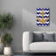 «Chevron Anchor» par Artpoptart, art mural sur toile, 18 po x 26 po