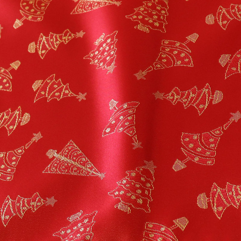 Linge de table Kaimee Brocade, 48 po carré, Rouge
