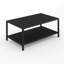 Table basse avec cadre inférieur en acier Martha Stewart