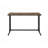 Walnut & White Writing Desk with Built-in USB Port – Modern Office & Study Desk-1596384070