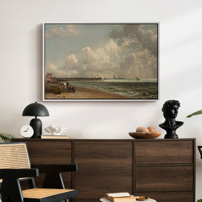 Yarmouth Jetty, 1822-John Constable-Framed Gallery Wrapped Canvas