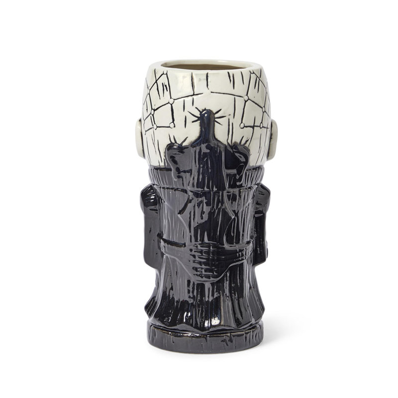 Tasse Pinek Geeki Tiki, Noir, blanc
