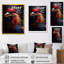 «Blue Red Rooster Choir Portrait I»-545004908-545004927