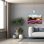  «Provence's Lavender Fields 2» par Alonzo Saunders, art mural sur toile, 40 po x 26 po