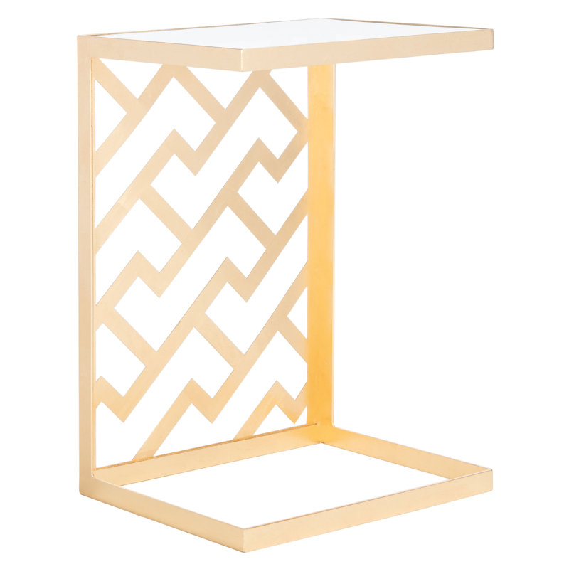 Glass Top End Table