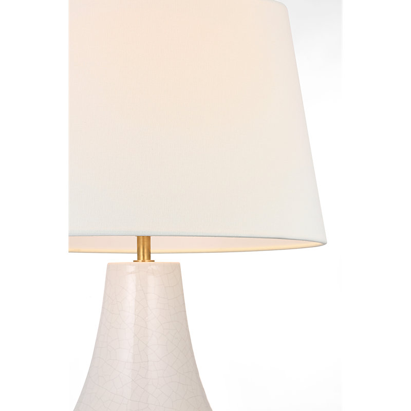 Thomas O'Brien Table Lamp, Crackled Ivory