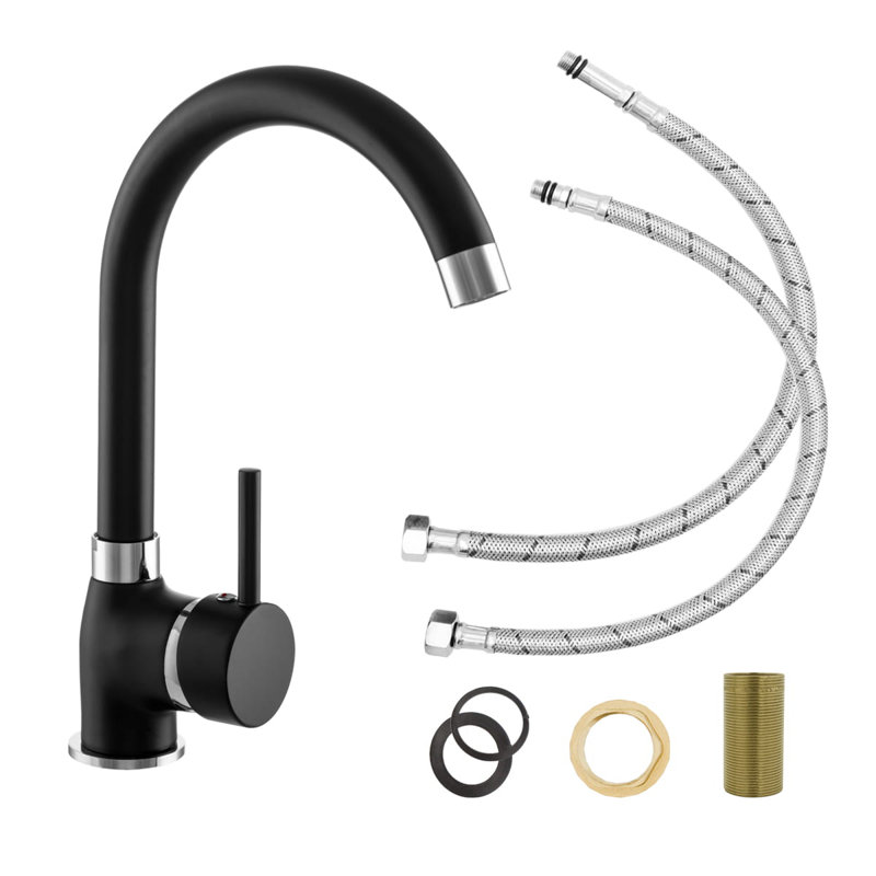 Fairmont Park Miss Kitchen Faucet Side Spray, Black