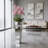 Crystal Glass Floor Vase