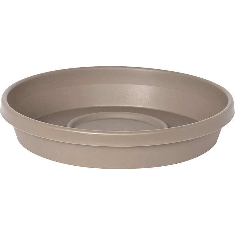 Plateau traditionnel / intérieur en plastique pour soucoupe, H 2,5 po x l 13 po x P 13 po, Galet