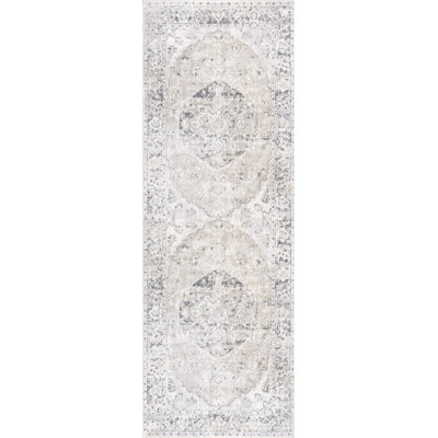 Tapis oriental oriental lavable à la machine