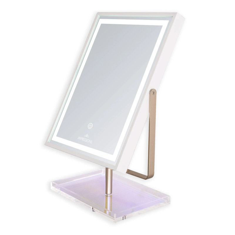 Miroir de maquillage pivotant à 360 degrés pour bureau Prisma
