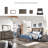 Drystan Bookcase Storage Bed-1602257073