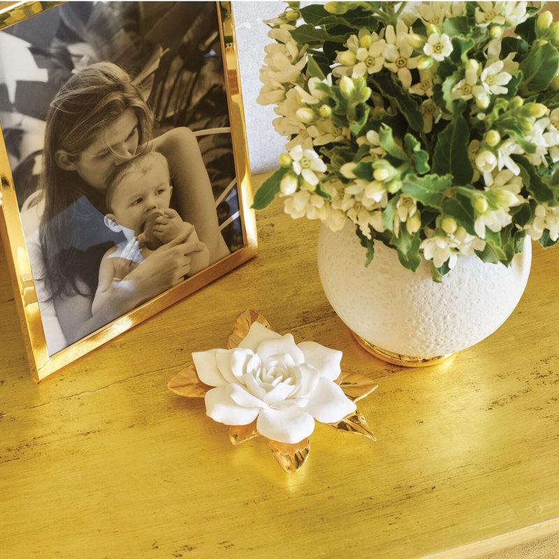 Porcelaine dorée Gardenia
