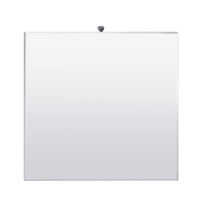 Miroir argenté et table de bout en verre, tiroirs de rangement, base de traîneau en miroir incrustée de faux diamants, conception de tiroir, table d'arrêt incluse, réglages occasionnels, avec bouton coulissant simple à extension complète
