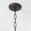 Lustre style chandelier 6 lumières Isabella