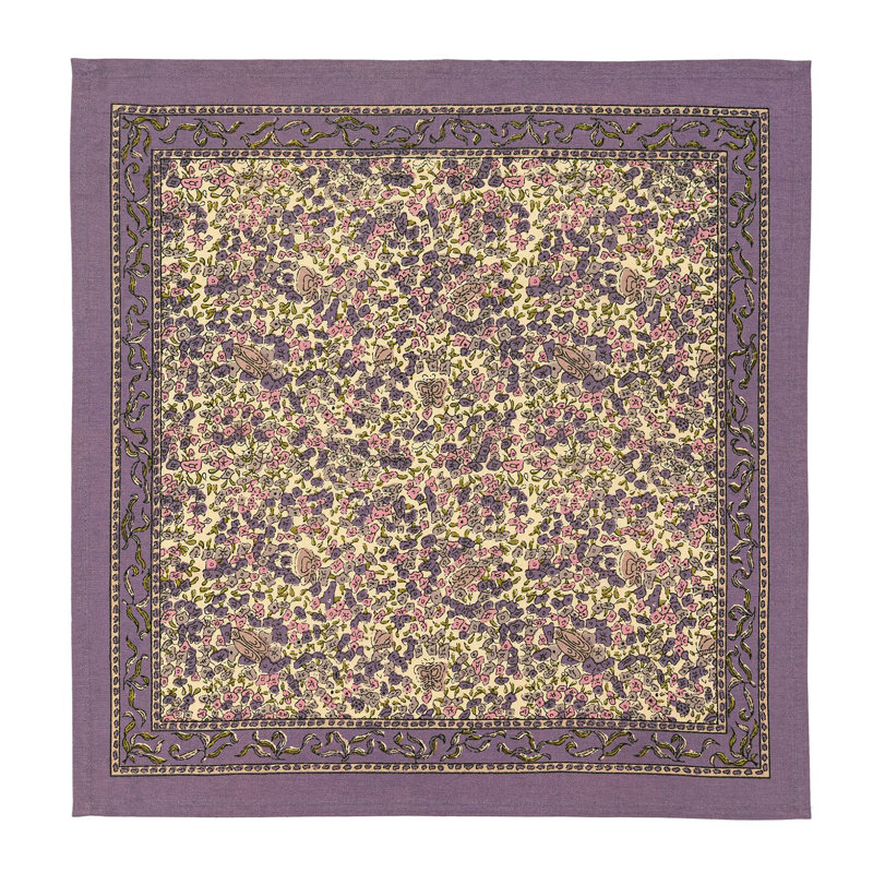 Lavender 100% Cotton Square Napkins