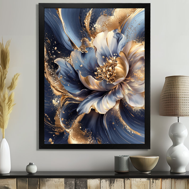 Sistrunk - Abstract Canvas Wall Art, H 20 po x l 12 po, Picture Framed, Noir, noir, noir, noir