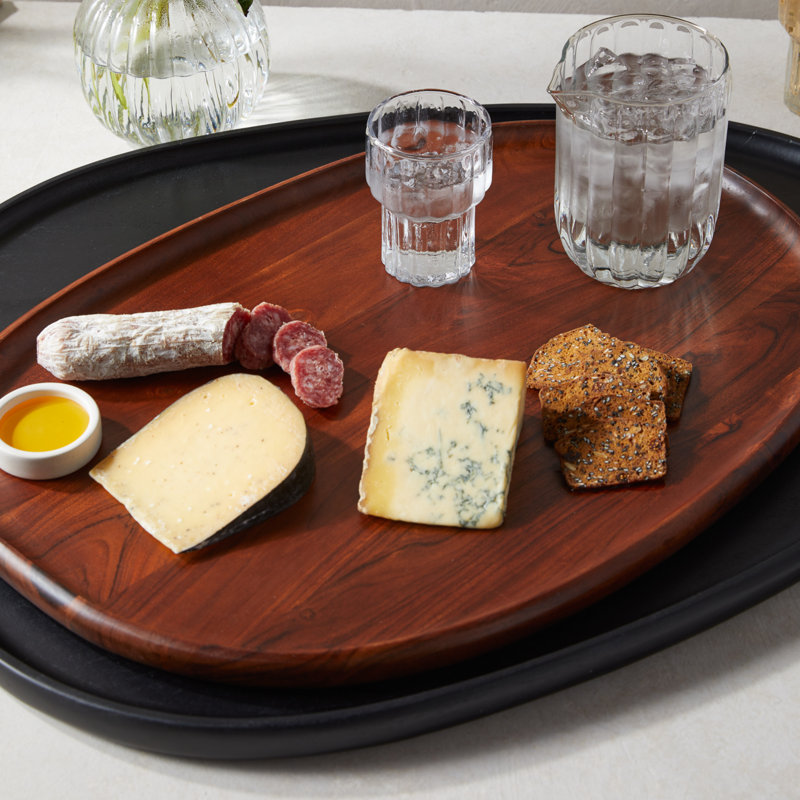 Talo Medium Acacia Tray, Walnut