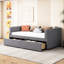 Lit de jour gris simple avec une nuit de repos et 2 tiroirs avec des tiroirs ergonomiques au design gracieux-1561456525