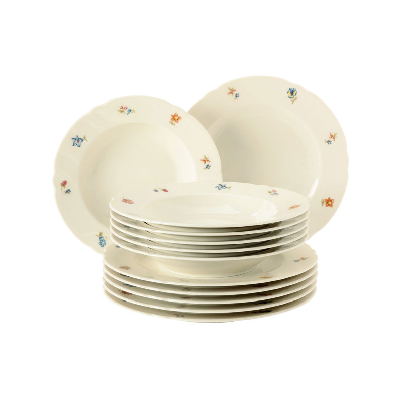 Mousoulita Piece Dinnerware Set - Service for 6