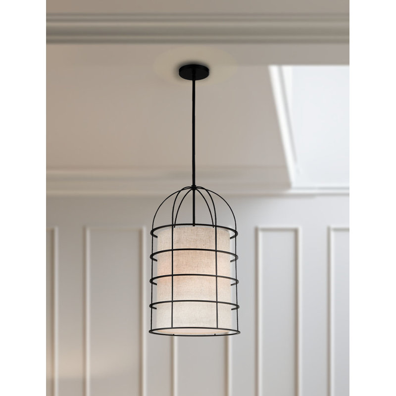 Luminaire suspendu en lin Latitude Run