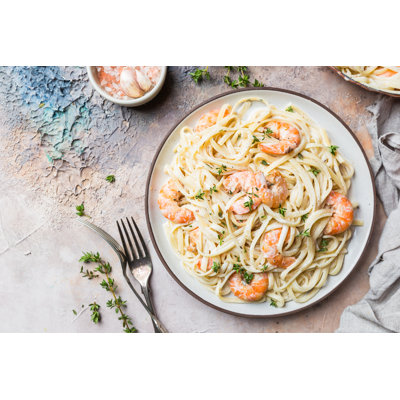 Italian Pasta Fettuccine - Wrapped Canvas Print