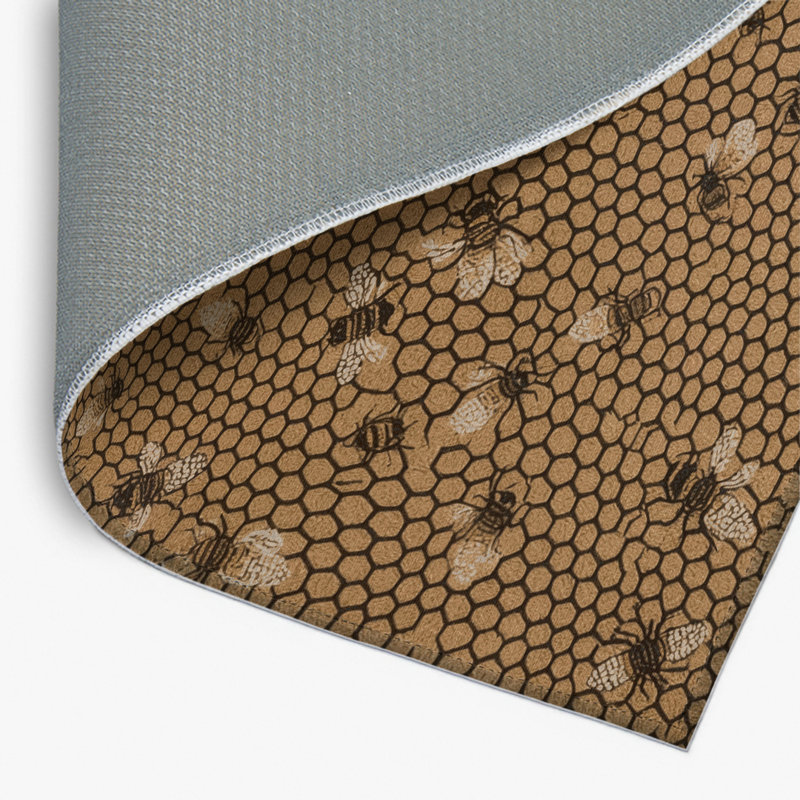 Tapis d'intérieur et d'extérieur brun Nature, Rectangulaire 8 pi x 10 pi