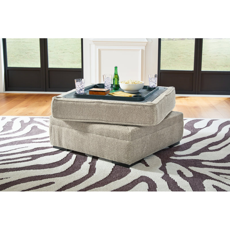 Springlake 38" Wide Square Storage Ottoman