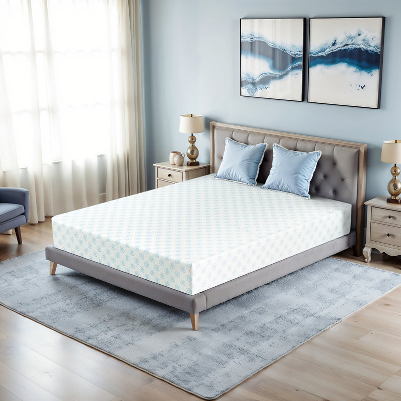 Gel Memory Foam Mattress Breathable Cover Medium Firmness, Twin XL, 12"