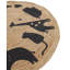 Round Rolfe Animal Print Hand Knotted 47cm X 47cm Area Rug